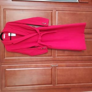 NWT Red Trench Coat